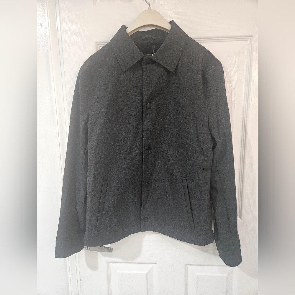 Zara- Men's Charcoal Gray  Shirt Jacket Size M
